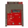 StarTech.com SAT32MSAT257 mSATA SSD – 2,5 tuuman SATA -sovitin / -muunnin, 22-nastainen SATA, 6 Gbit/s, musta, punainen, hopea