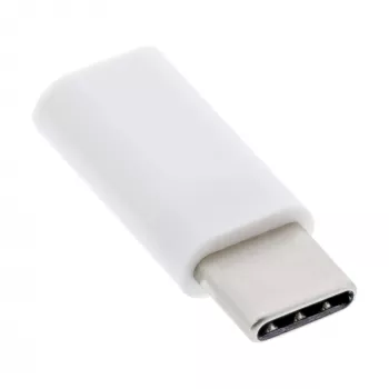 USB 2.0 -sovitin InLine 33303I USB-C-uros Micro-USB-naaraaseen