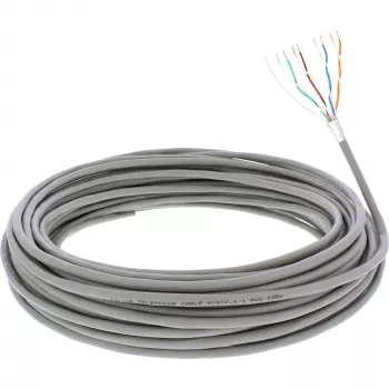 InLine puhelinkaapeli 8 johdinta solid asennus 4x2x06mm suojattu 25 m
