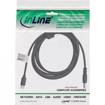 InLine USB-C - ASUS/Lenovo kannettava (pyöreä) latauskaapeli, 2 m