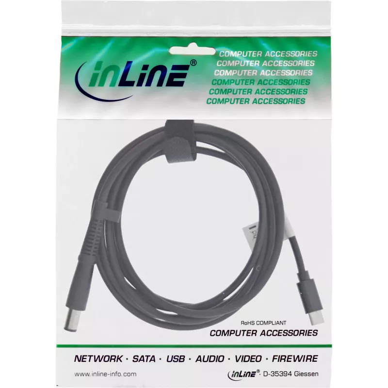 InLine USB-C - HP kannettava (pyöreä/iso) latauskaapeli, 2 m
