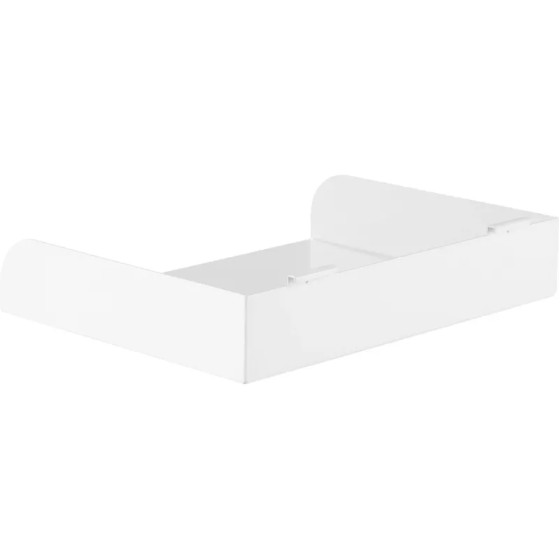 Modulaarinen hylly InLine Slatwall Shelf large valkoinen teräs 318 mm 250 mm 68 mm