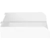 Modulaarinen hylly InLine Slatwall Shelf large valkoinen teräs 318 mm 250 mm 68 mm