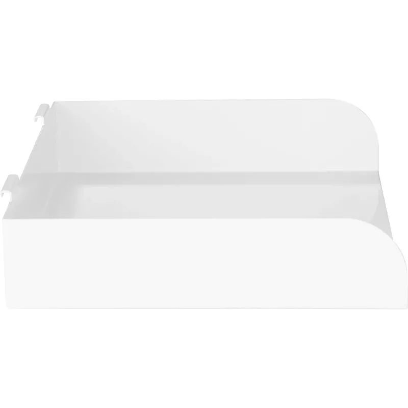 Modulaarinen hylly InLine Slatwall Shelf large valkoinen teräs 318 mm 250 mm 68 mm