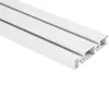 InLine alumiininen Slatwall-paneeli seinäasennukseen, valkoinen, 1,2 m