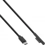 USB-C - Surface latauskaapeli InLine 26670B 3 m