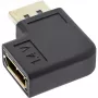 InLine DisplayPort-sovitin DisplayPort uros naaras vasen kulma 17199L