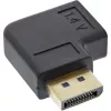 InLine DisplayPort-sovitin DisplayPort uros naaras vasen kulma 17199L