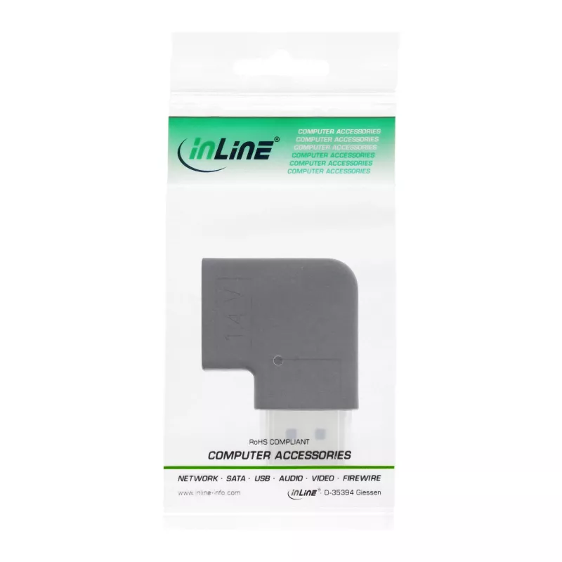 InLine DisplayPort-sovitin, DisplayPort uros / naaras suorakulma