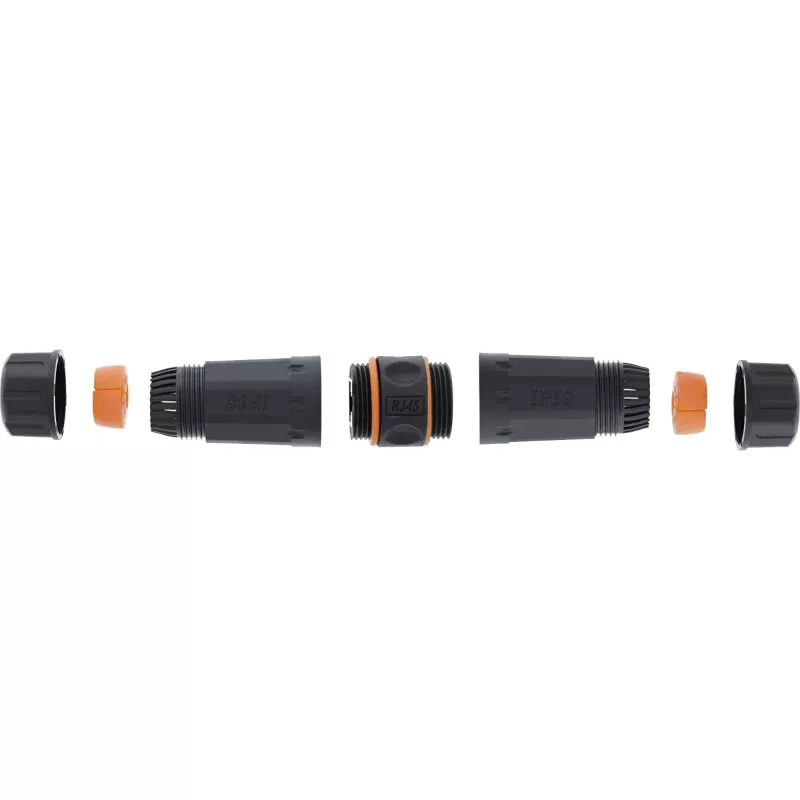 InLine Cat.6A liitin, vedenpitävä IP68, 2x RJ45 F/F, 1:1