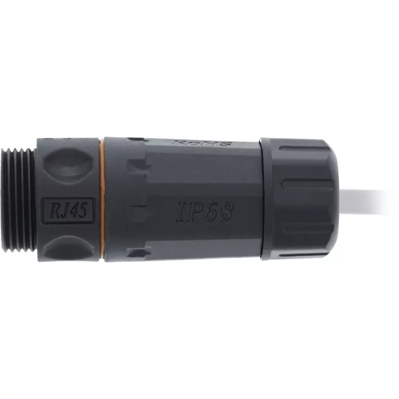 InLine Cat.6A liitin, vedenpitävä IP68, 2x RJ45 F/F, 1:1