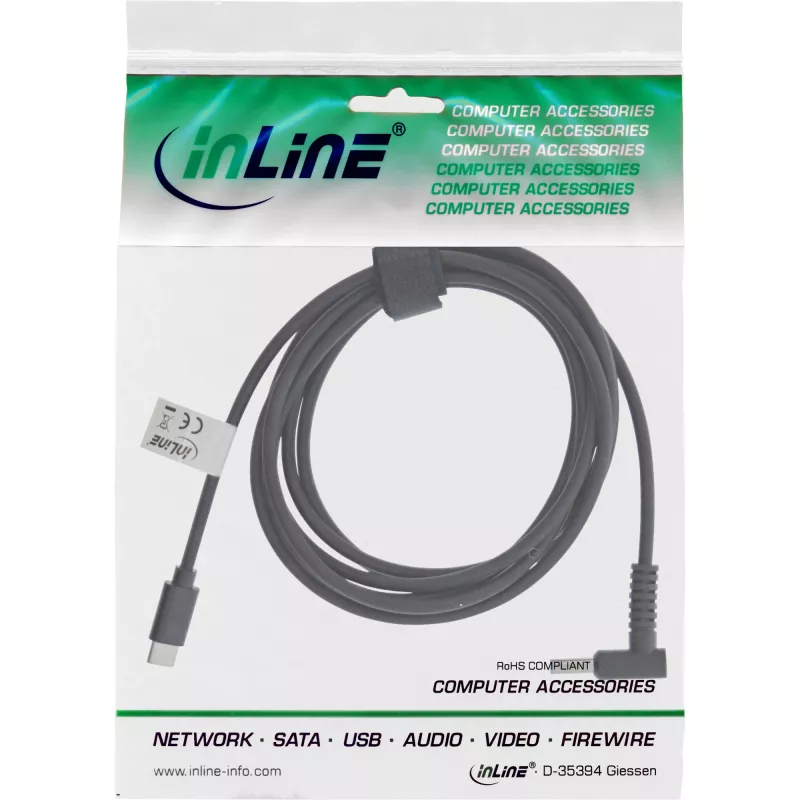 InLine USB-C - HP kannettava (pyöreä/pieni) latauskaapeli, 2 m