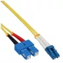 Kuitukaapeli duplex LC/SC 9/125µm OS2 3 m InLine 88656N