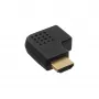 InLine HDMI-adapteri uros/naaras, sivulle oikealle kulma, kullattu 17600T