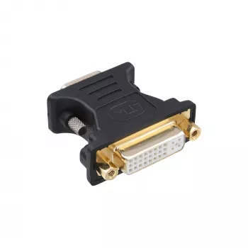 InLine DVI-A -adapteri DVI 24+5 naaras / HD15 uros, kultapinnoitettu