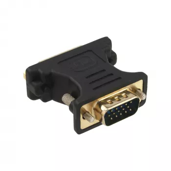 InLine DVI-A -adapteri DVI 24+5 naaras / HD15 uros, kultapinnoitettu