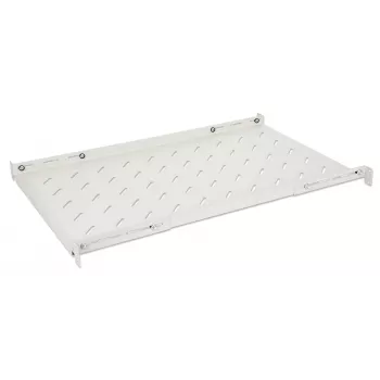Intellinet 19 tuuman kiinteä hylly (säädettävä), 1U, 750 mm hyllysyvyys, 750–950 mm säädettävä kiskosyvyys, enintään 20 kg, harmaa, elinikäinen takuu