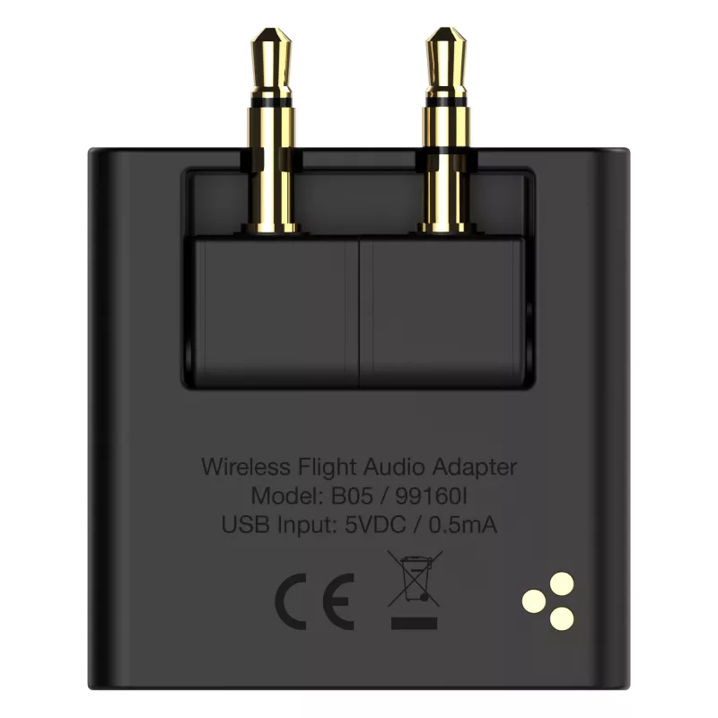 InLine Airplane Bluetooth -audiolähetin, BT 5.0, aptX HD/LL