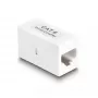 Delock 88133 sovitin RJ45-liitäntä - RJ45-liitäntä, Cat.6 UTP, valkoinen