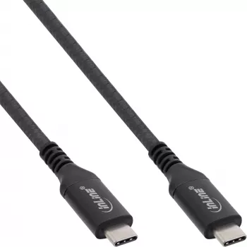 USB4-kaapeli InLine 35906A 0,5 m USB-C uros/uros 8K60Hz musta