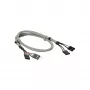 InLine USB 2.0 jatkokaapeli sisäinen 2x 4-pin uros/naaras, 0,60 m, Bulk