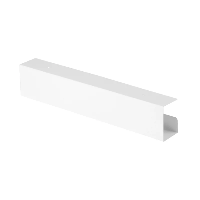 InLine pöydänalainen kaapelinhallintajärjestelmä 23190W — teräs, valkoinen, 114×600×76 mm