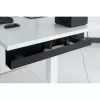 Pöydänalainen kaapelinhallintajärjestelmä InLine 23190B, teräs, musta, 114×600×76 mm