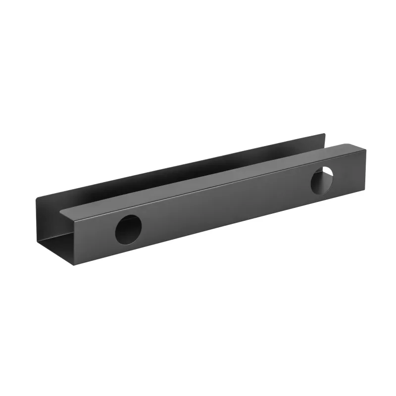 Pöydänalainen kaapelinhallintajärjestelmä InLine 23190B, teräs, musta, 114×600×76 mm