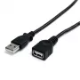 StarTech.com 0,91 m musta USB 2.0 jatkokaapeli A-A - uros/naaras