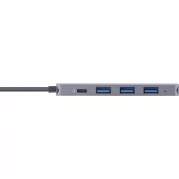 USB-keskitin InLine USB 3.2 USB-C Multi Hub 4x USB-A 5Gb/s + USB-C (data/PD 87W)