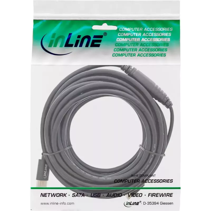 InLine USB-näyttökaapeli, USB-C uros HDMI uros, 3 m