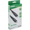 USB4-kaapeli InLine USB-C-uros USB-C-urokseen, USB4 Gen 3x2, 40 Gbit/s, PD 240W, 8K@60Hz, TPE, 2 m