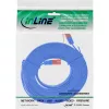 InLine litteä ultraslim-verkkokaapeli U/UTP Cat.6 gigabittivalmis sininen 1,5 m