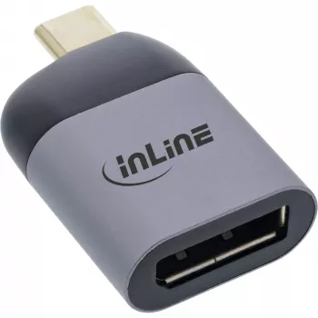 USB-näyttösovitin InLine 64106D USB-C-uros DisplayPort-naaraaseen 8K60Hz