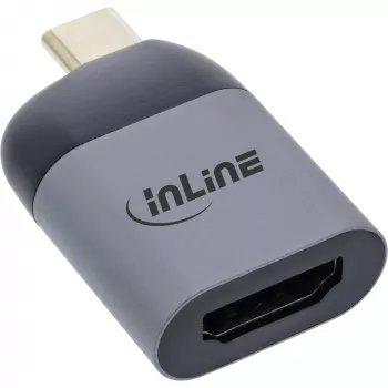 InLine USB-näyttömuunnin, USB-C-uros HDMI-naaraaseen, 4K60Hz