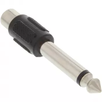 InLine audioadapteri 6,3 mm uros RCA mono naaras 99322