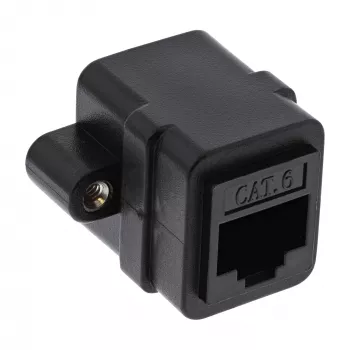 InLine Patch-kaapelin liitin UTP 2x RJ45 naaras asennukseen