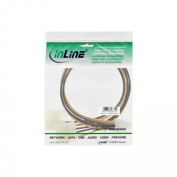 InLine virtasovitinkaapeli 2x 5,25