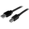 StarTech.com 15 m aktiivinen USB 2.0 A - B -kaapeli, pitkä USB-tulostinkaapeli, 1x USB-A (uros), 1x USB-B (uros) – musta