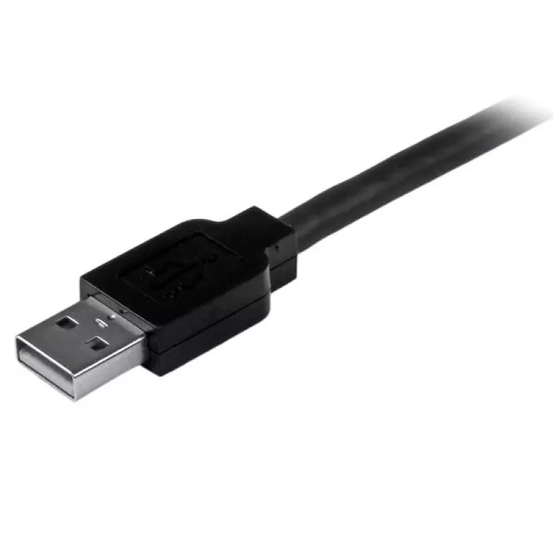 StarTech.com 15 m aktiivinen USB 2.0 A - B -kaapeli, pitkä USB-tulostinkaapeli, 1x USB-A (uros), 1x USB-B (uros) – musta