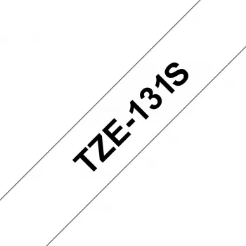 Brother TZE131S merkintänauha musta läpinäkyvälle TZe