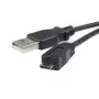 StarTech.com 3 m Micro-USB-kaapeli M/M - USB A - Micro B, 3 m, USB A, Micro-USB B, USB 2.0, uros/uros, musta