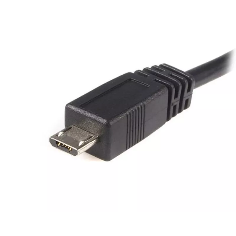 StarTech.com 3 m Micro-USB-kaapeli M/M - USB A - Micro B, 3 m, USB A, Micro-USB B, USB 2.0, uros/uros, musta