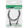 InLine DC-jatkokaapeli, DC-uros/naaras 5,5x2,1 mm, musta, 0,5 m