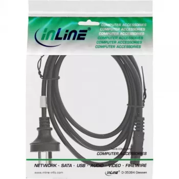 InLine virtakaapeli Australia, kannettavaan tietokoneeseen, musta, 2 m