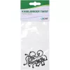 Twist Ties InLine 22 mm, musta, 10 kpl — kaapelin/johtimen kiinnike