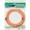 InLine verkkokaapeli S/FTP PiMF Cat.6A halogeeniton 500MHz oranssi 10m
