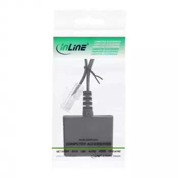 InLine TAE-sovitinkaapeli RJ45-uros - TAE-N- & RJ11-naaras 69943