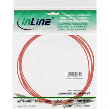 Kuitukaapeli duplex LC/LC InLine 88541 50/125µm OM2 1m