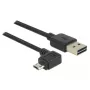 USB-kaapeli DeLOCK 83846 USB 2.0 1 m USB A Micro-USB B musta